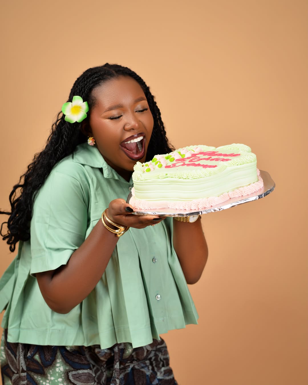 Recent birthday cake photoshoot at Captures Studio Surulere
