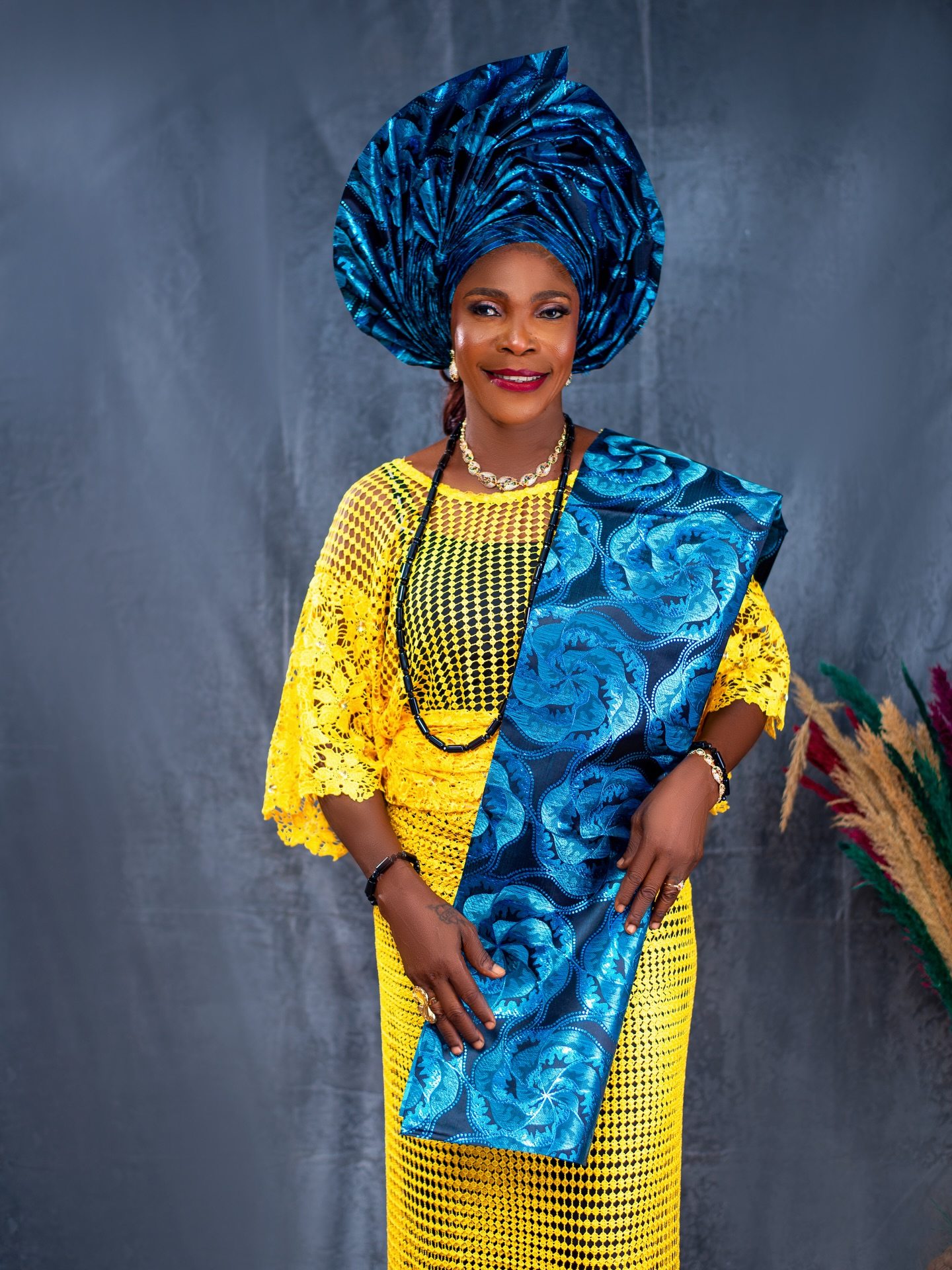 Traditional portrait photography at Captures Studio Surulere
